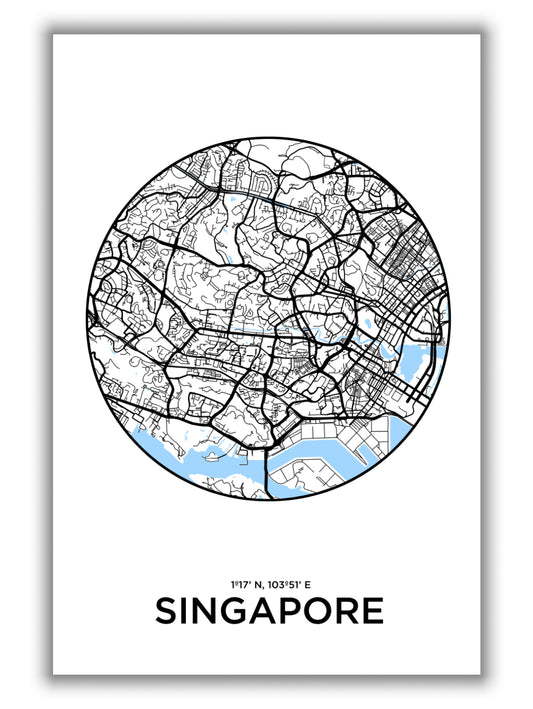 Map of Singapore
