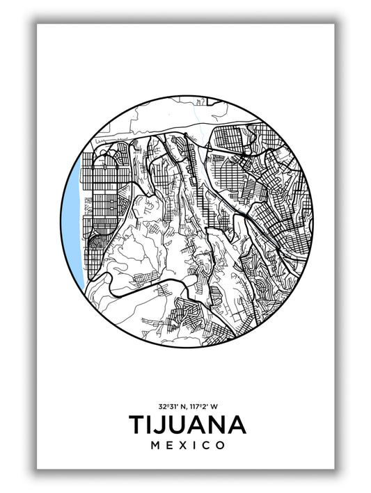 Map of Tijuana
