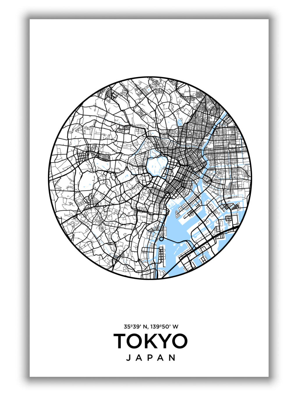 Map of Tokyo