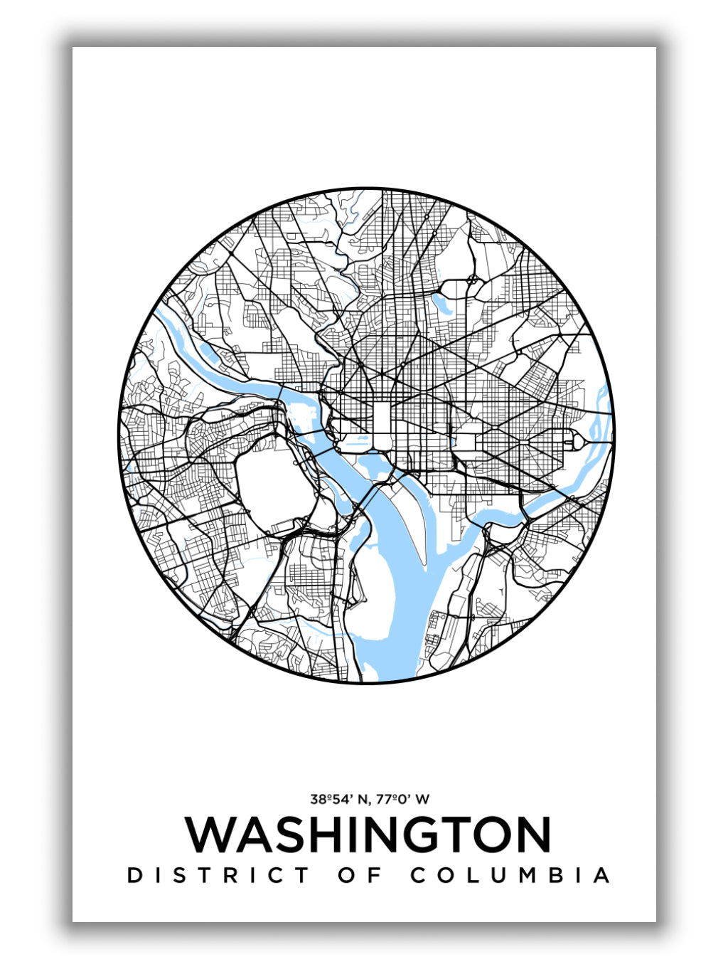 Map of Washington