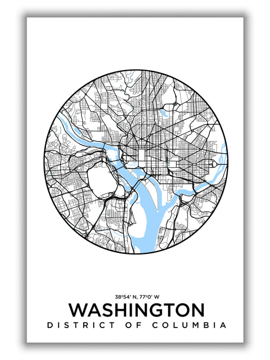 Map of Washington