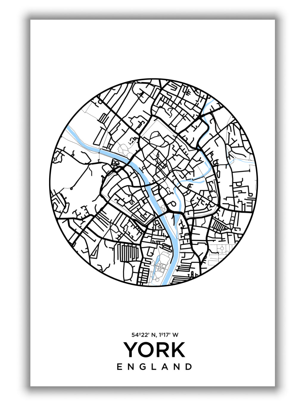 Map of York