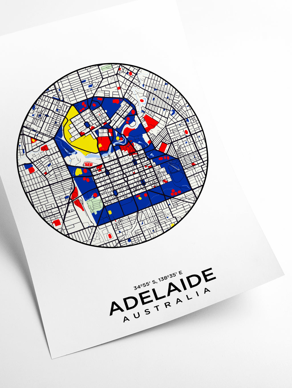 Map of Adelaide Australia