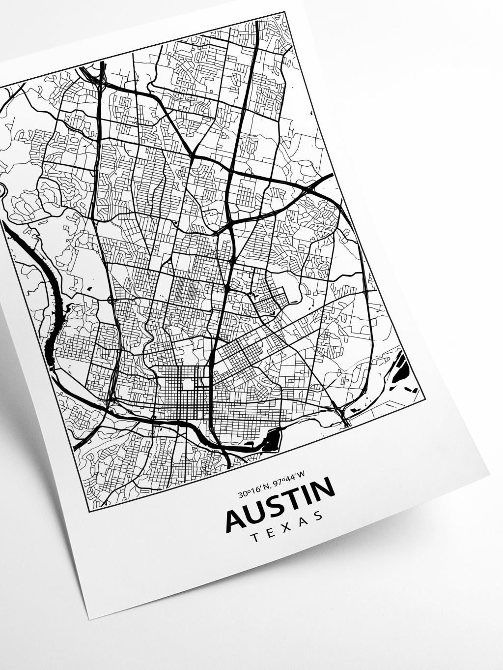 Map of Austin Texas