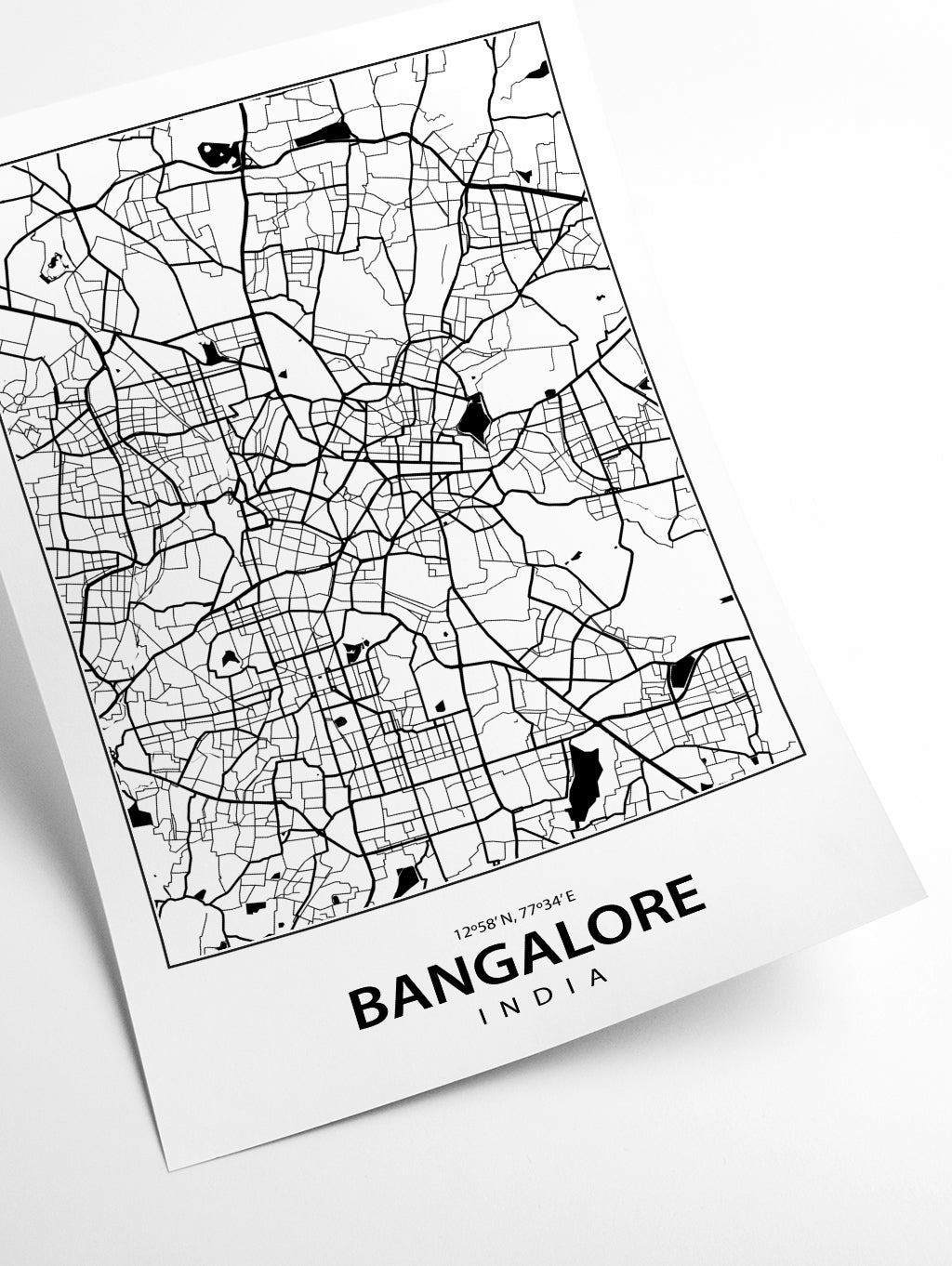 Map of Bangalore