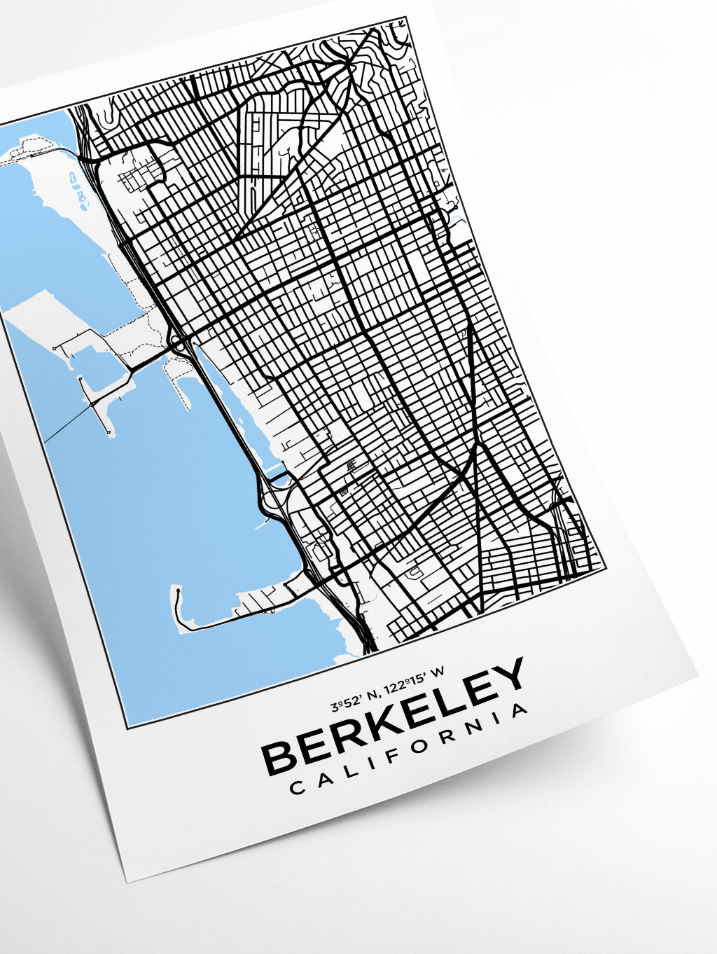 Map of Berkeley California