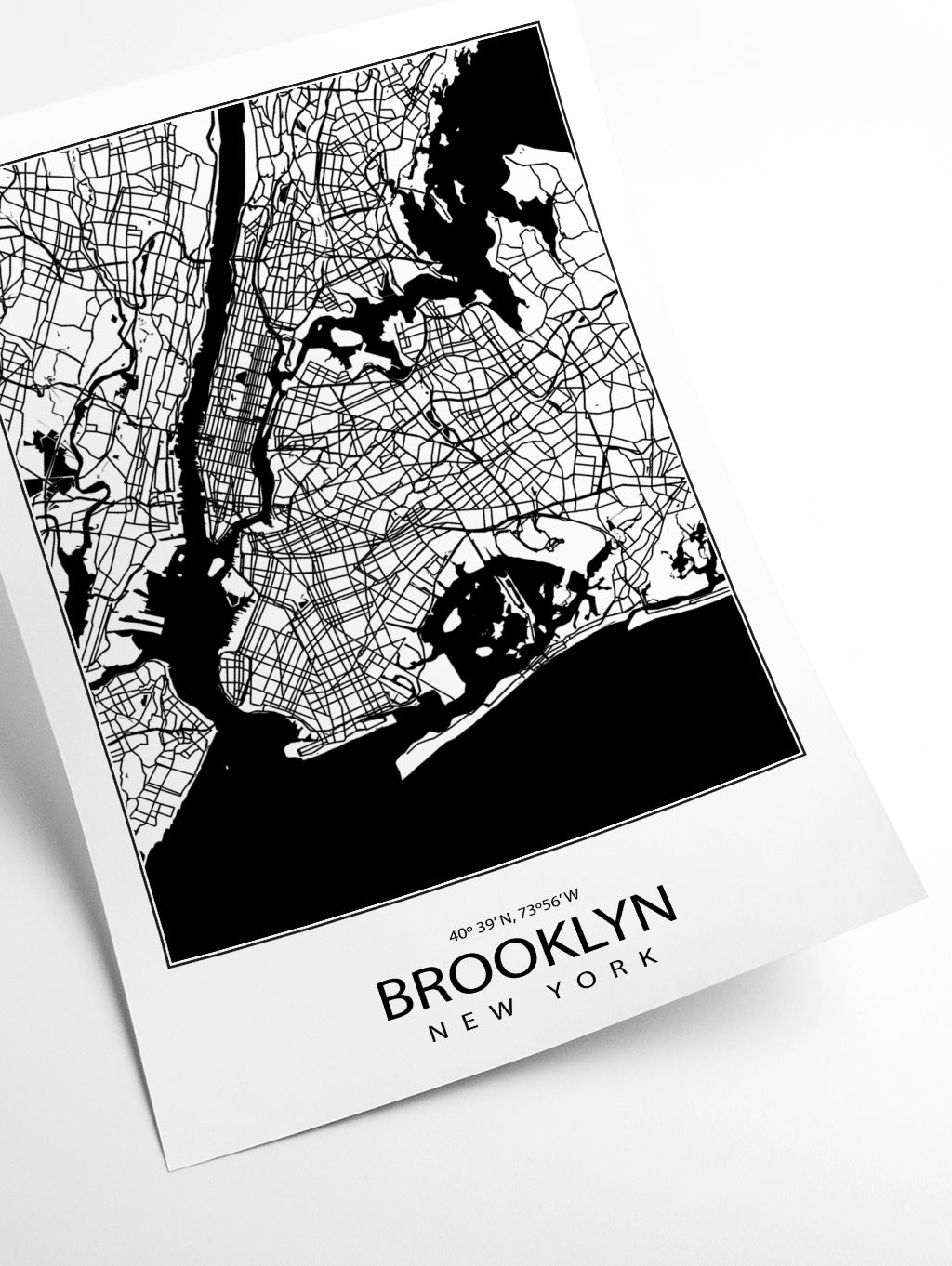 Map of Brooklyn New York
