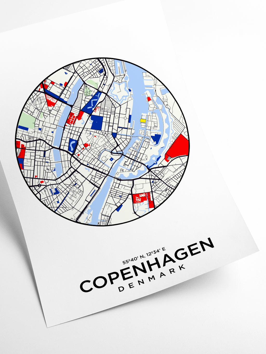 Map of Copenhagen