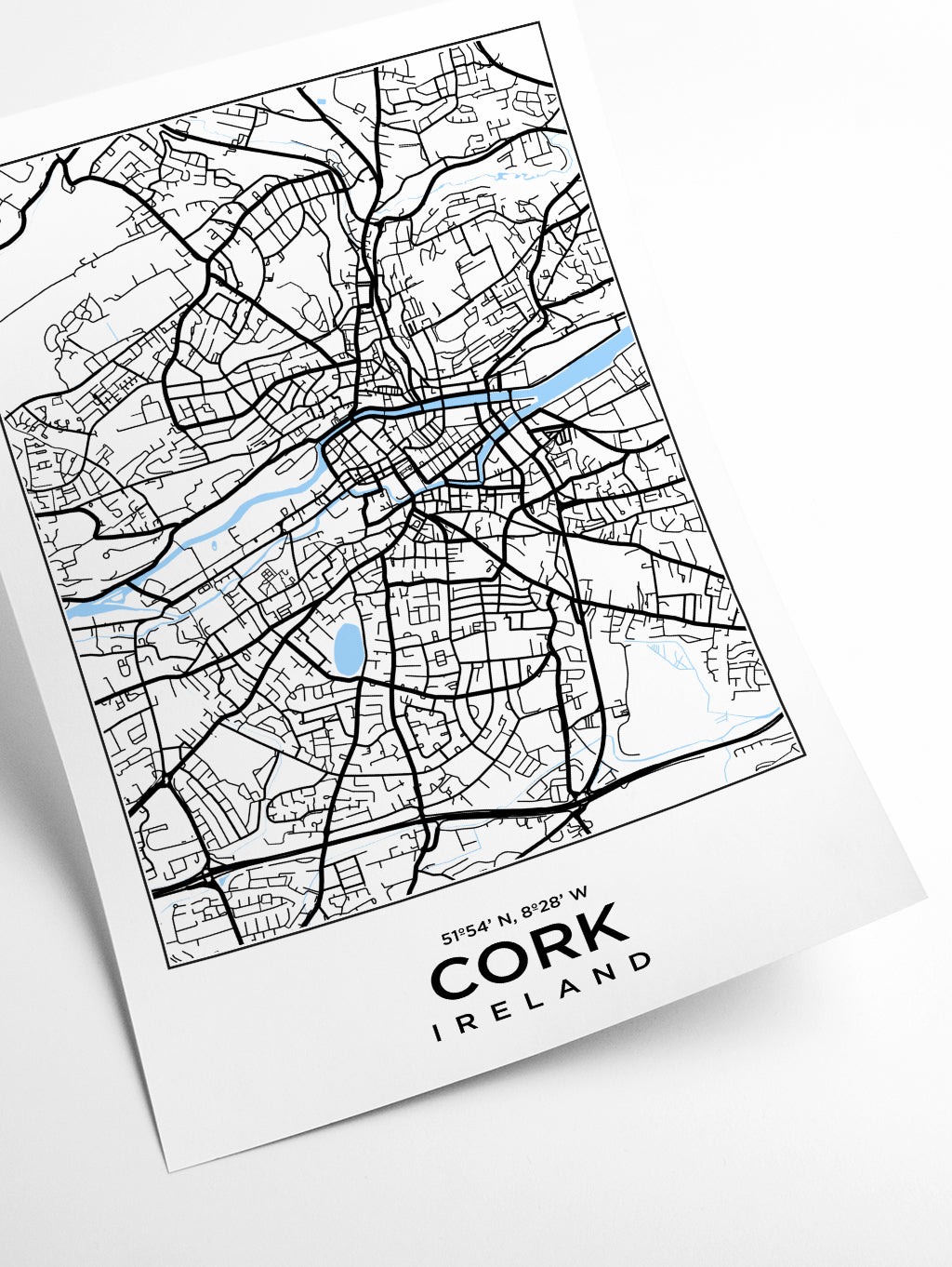 Map of Cork Ireland