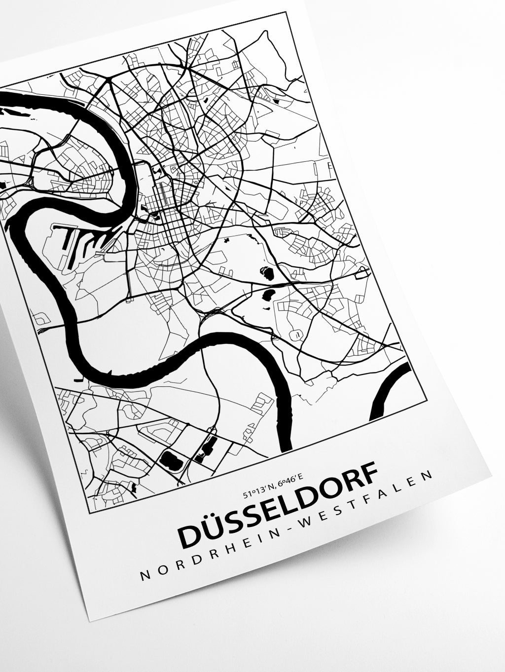 Map of Dusseldorf