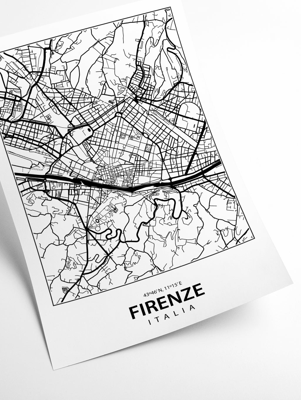 Map of Firenze Italy