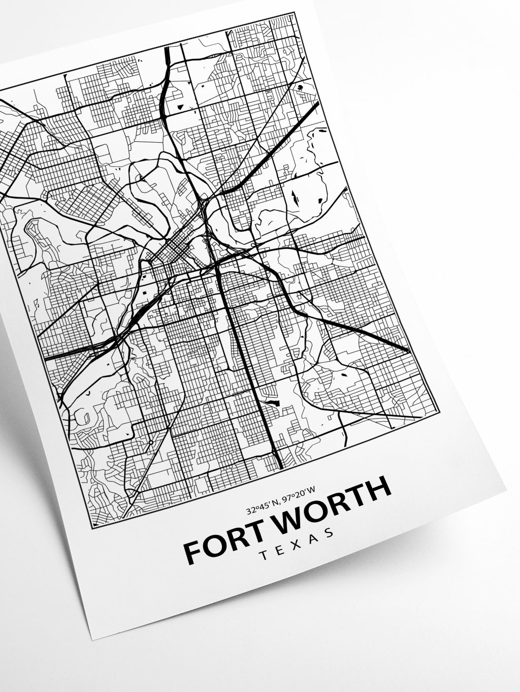 Map of Fort Worth