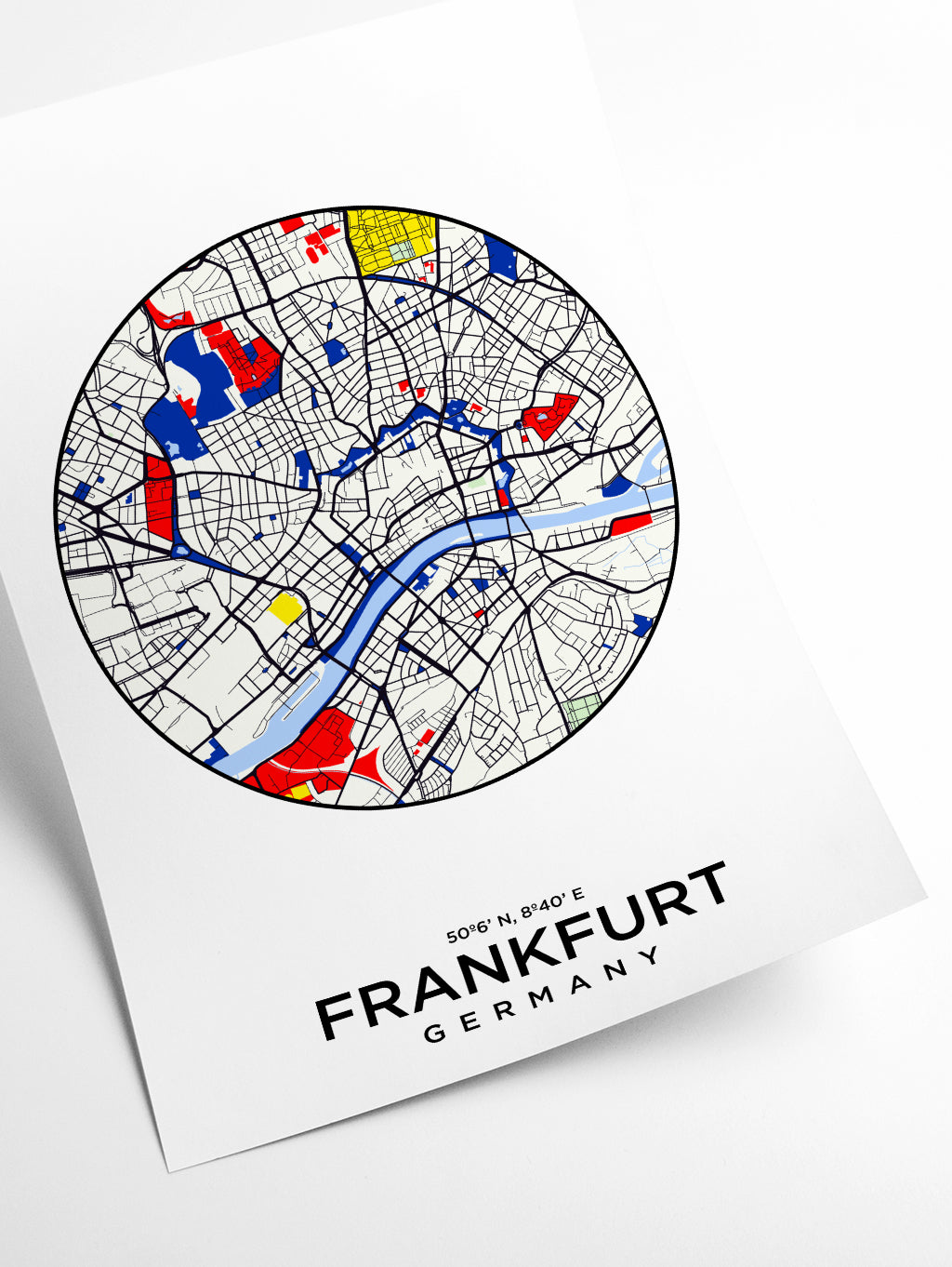 Map of Frankfurt