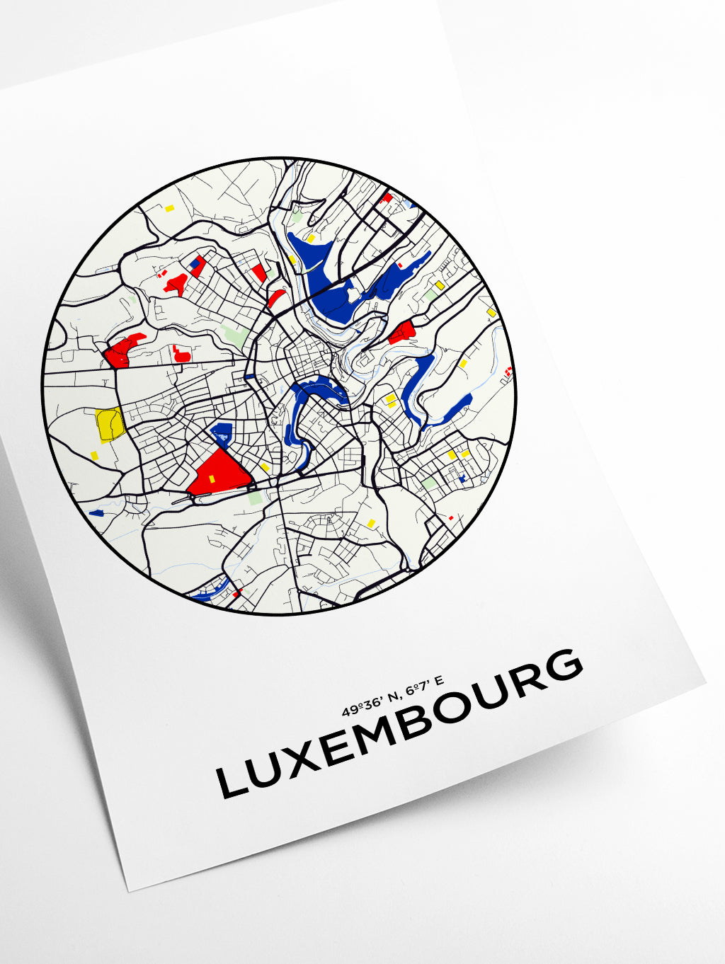 Map of Luxembourg