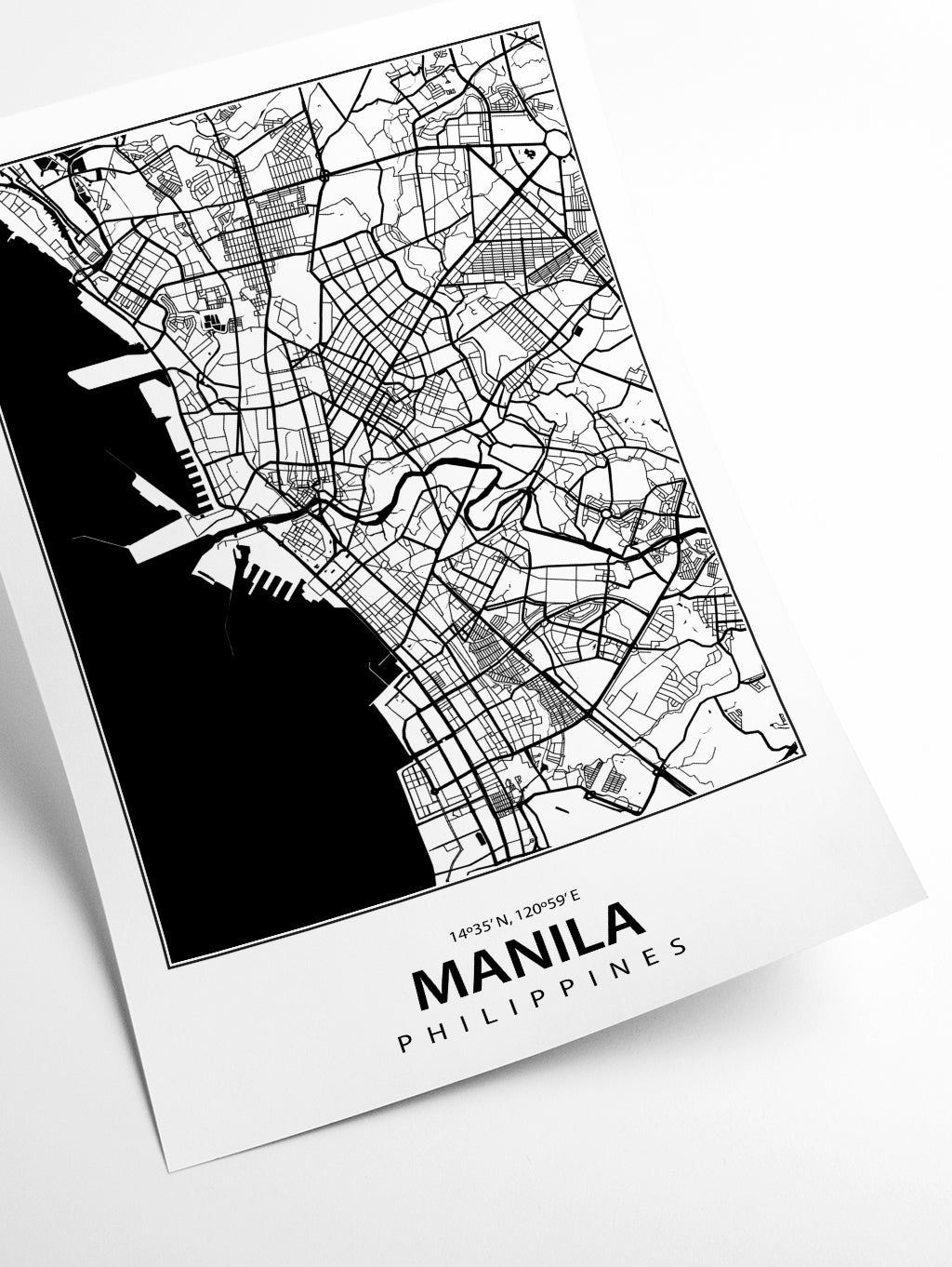 Map of Manila