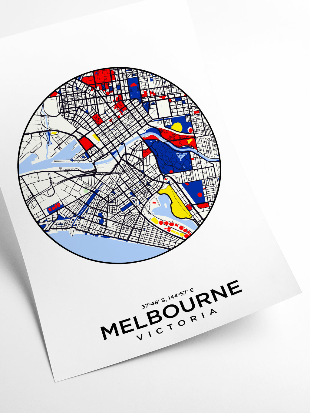 Map of Melbourne Australia