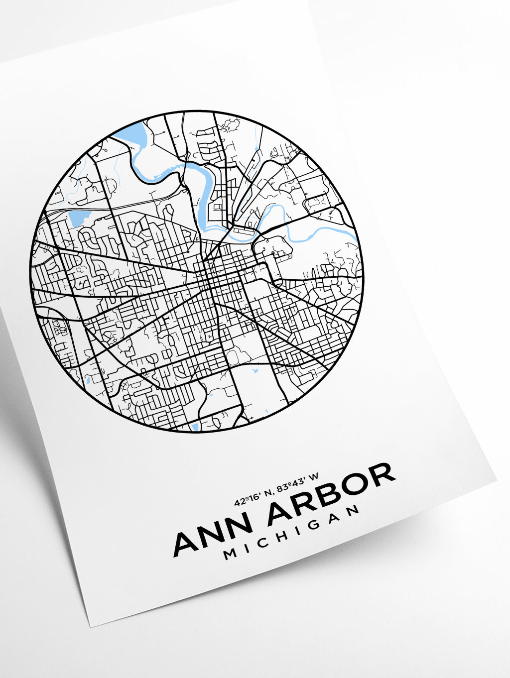 Map of Ann Arbor