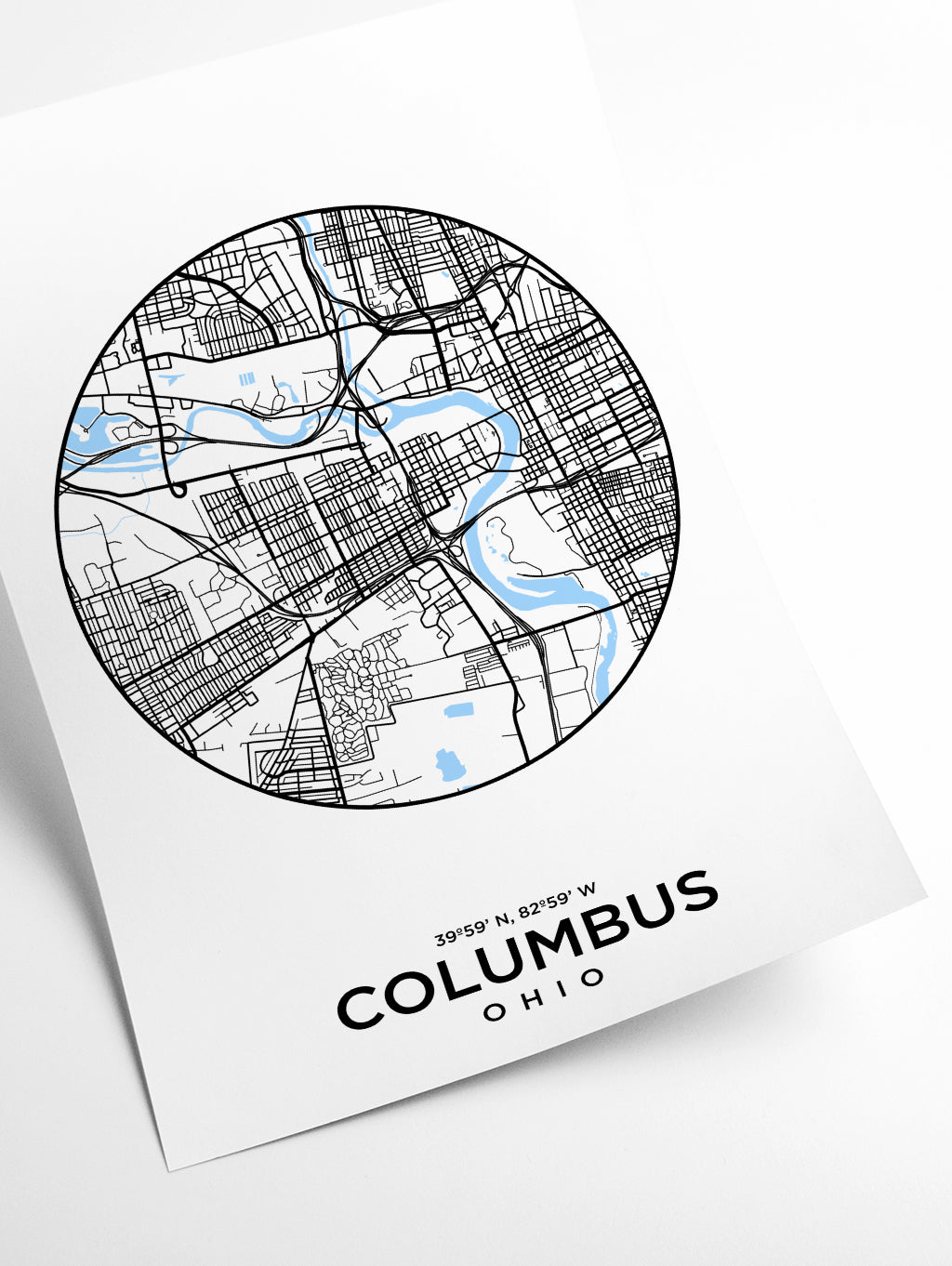 Map of Columbus