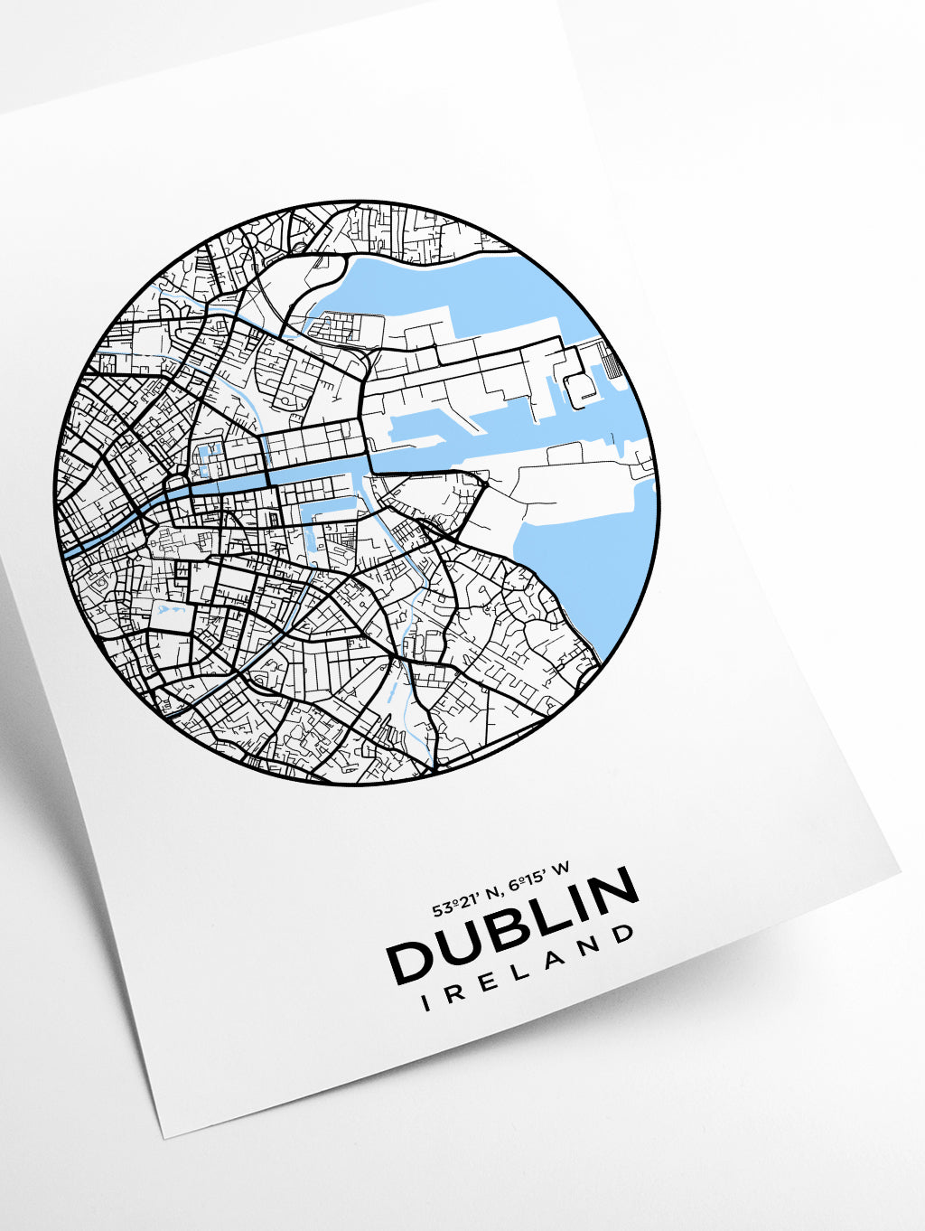 Map of Dublin