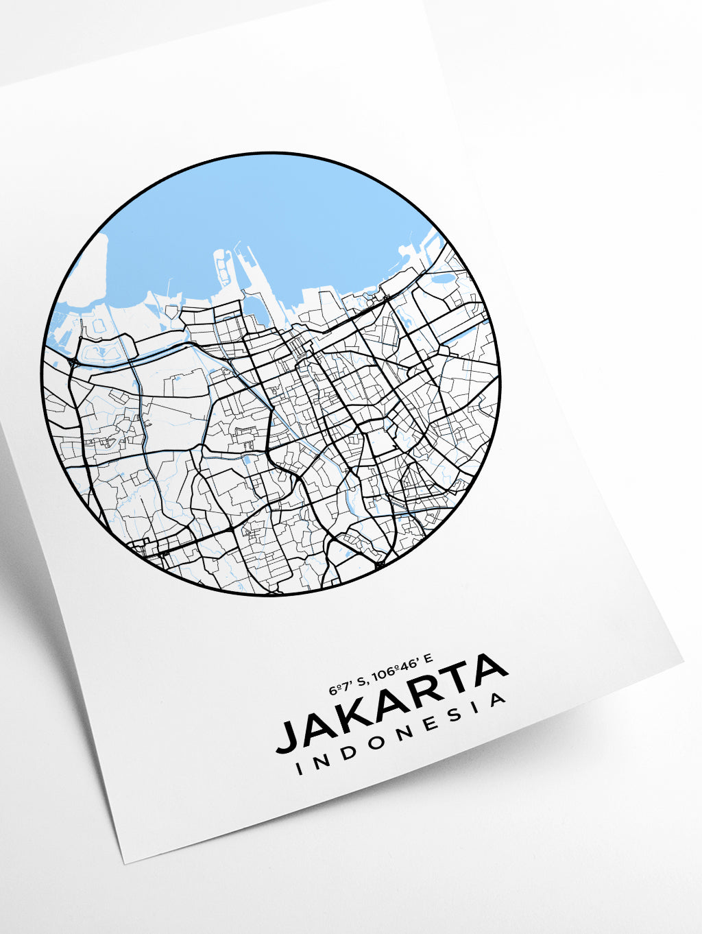 Map of Jakarta