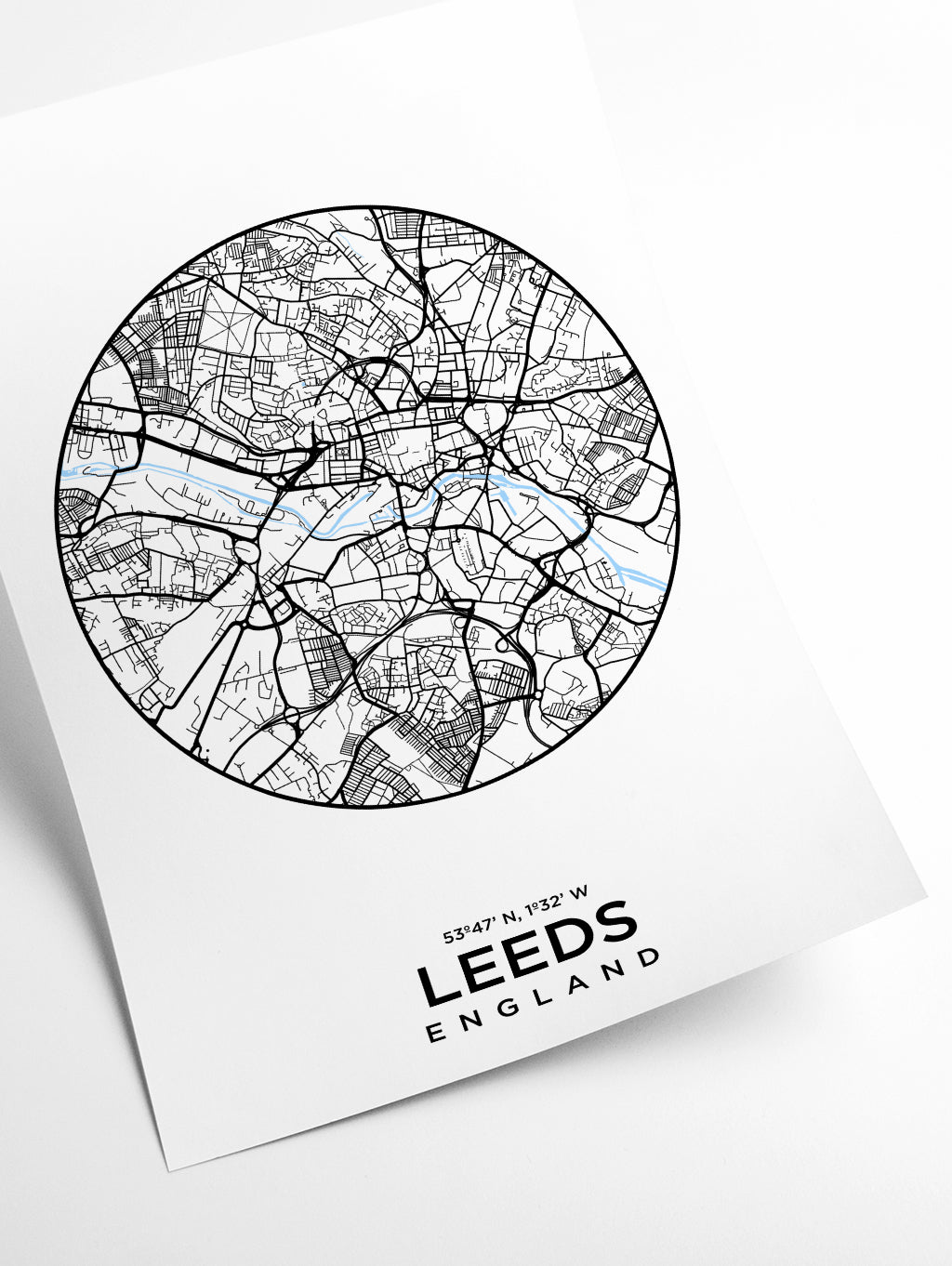 Map of Leeds