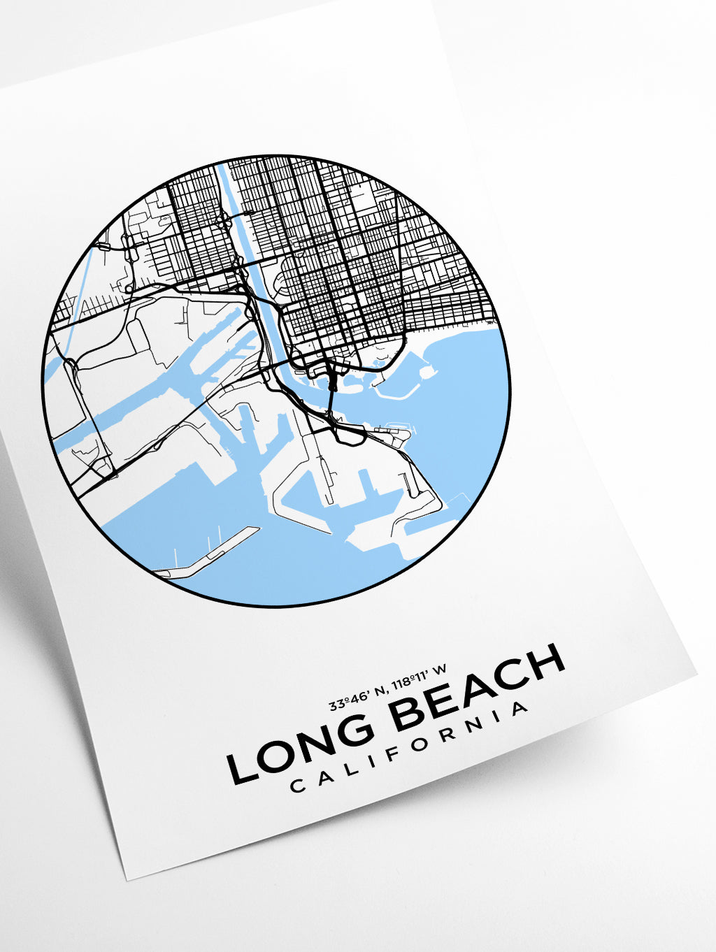 Map of Long Beach