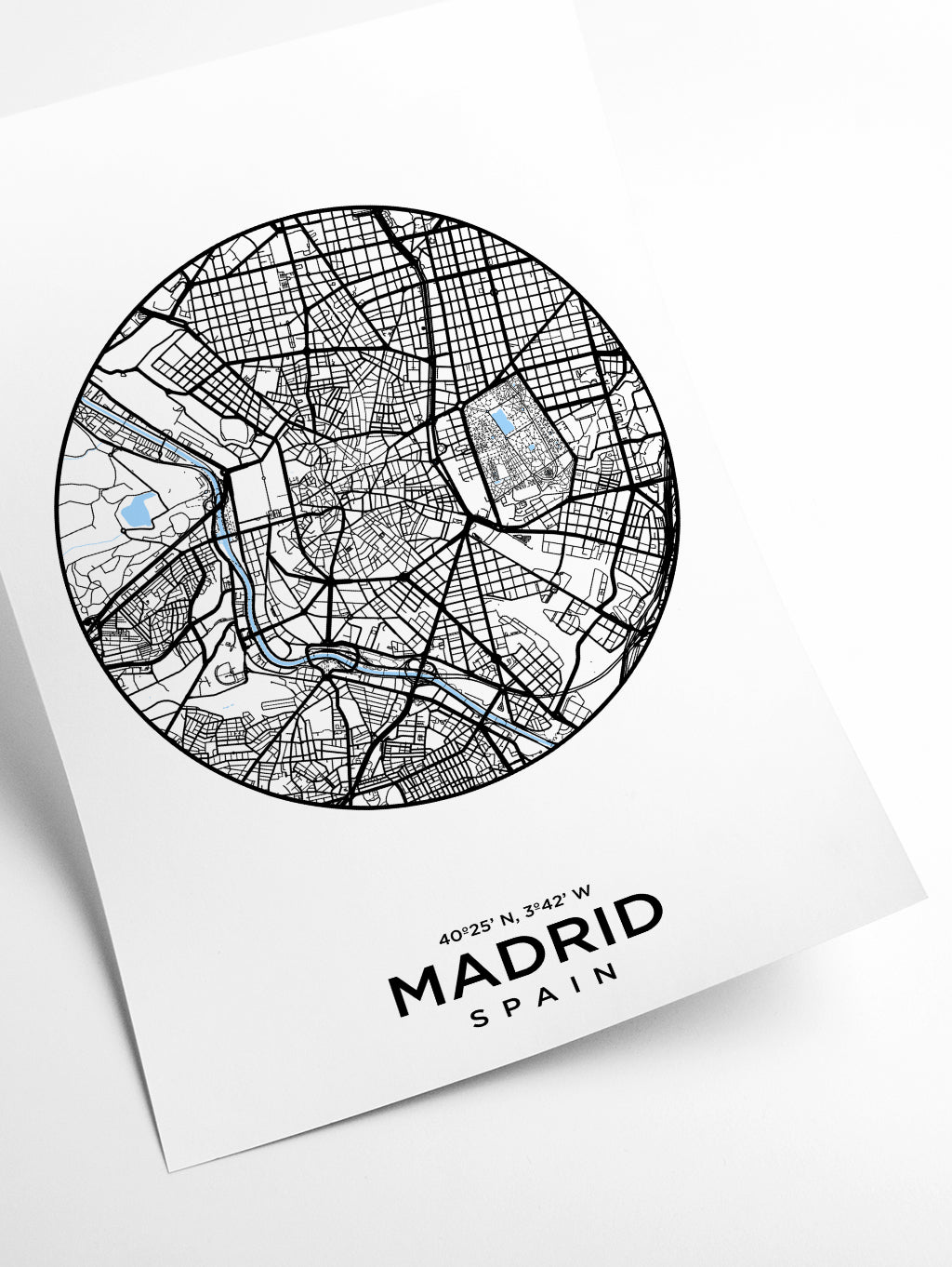Map of Madrid