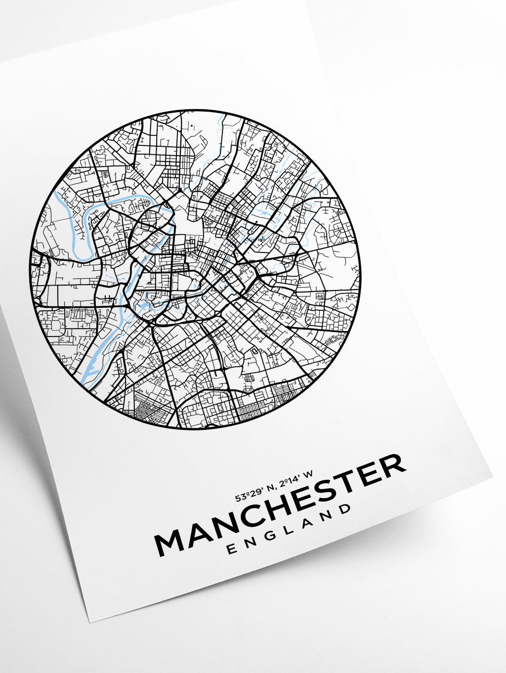 Map of Manchester