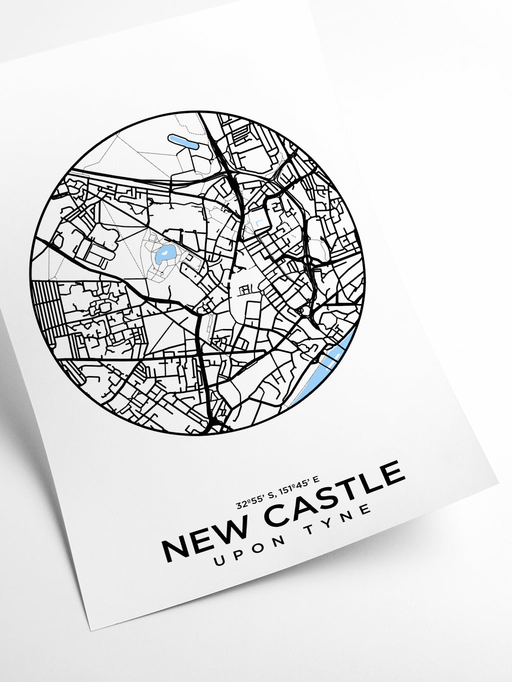 Map of New Castle