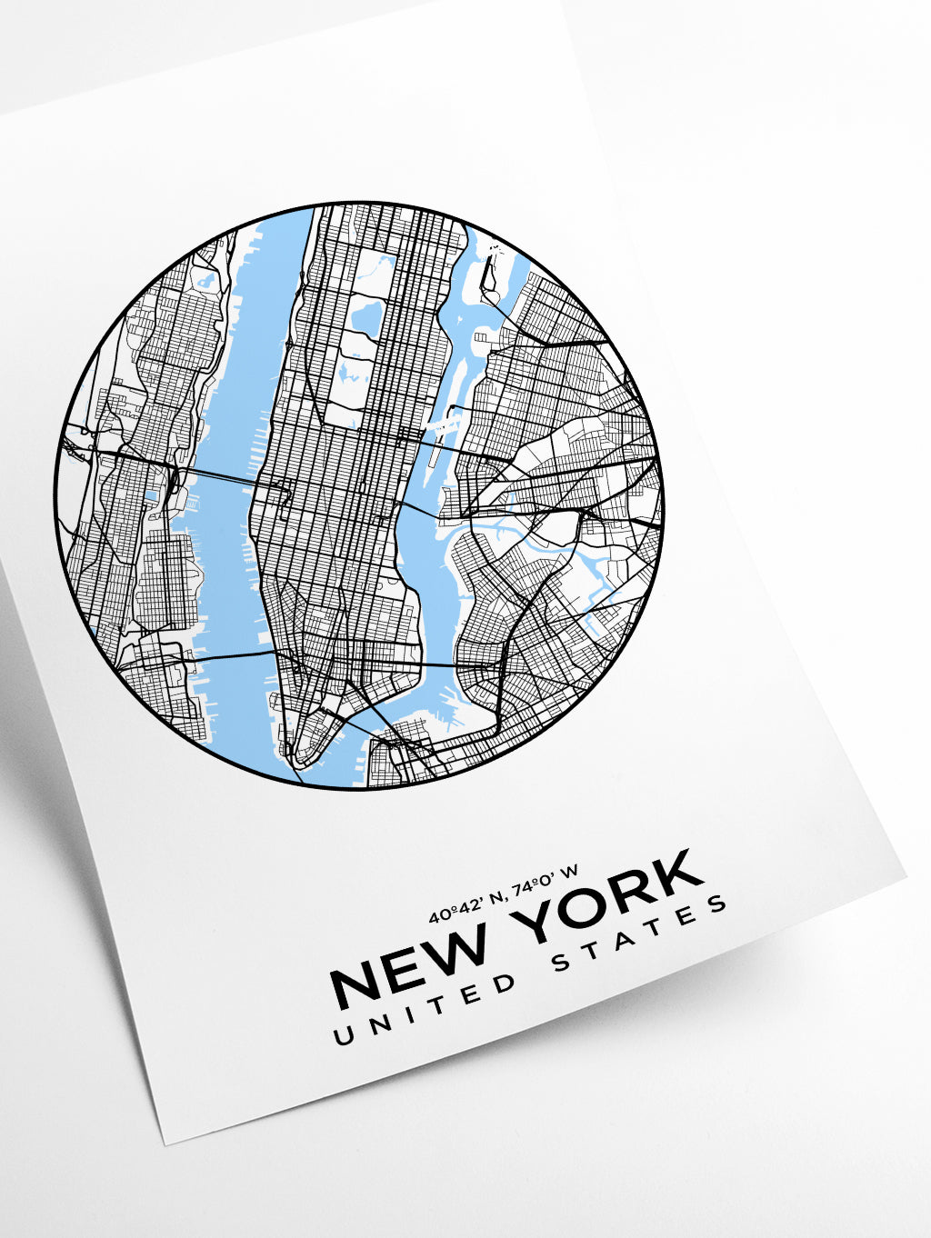Map of New York