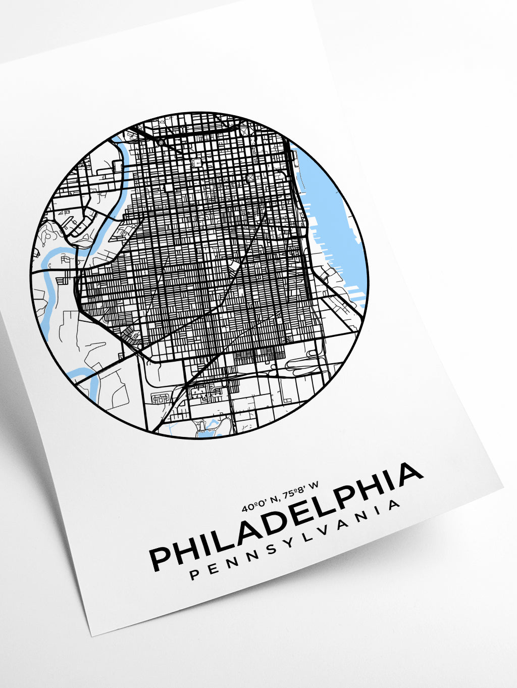 Map of Philiadelphia