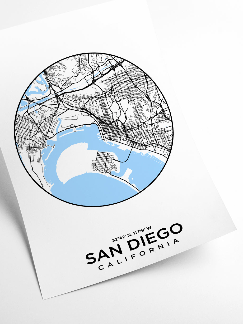 Map of San Diego