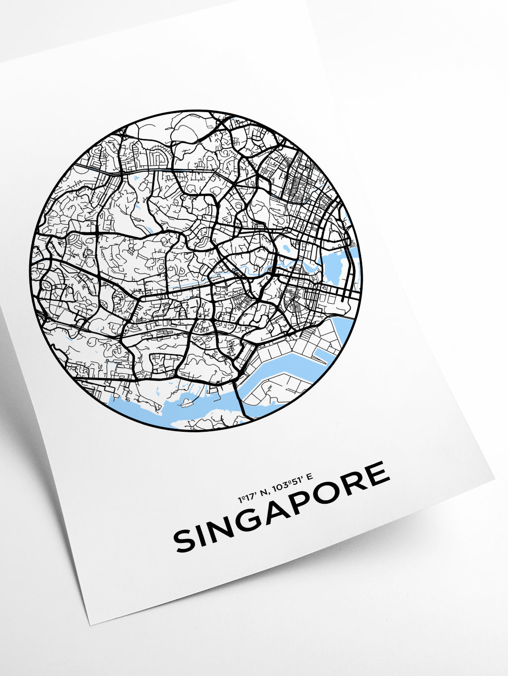 Map of Singapore