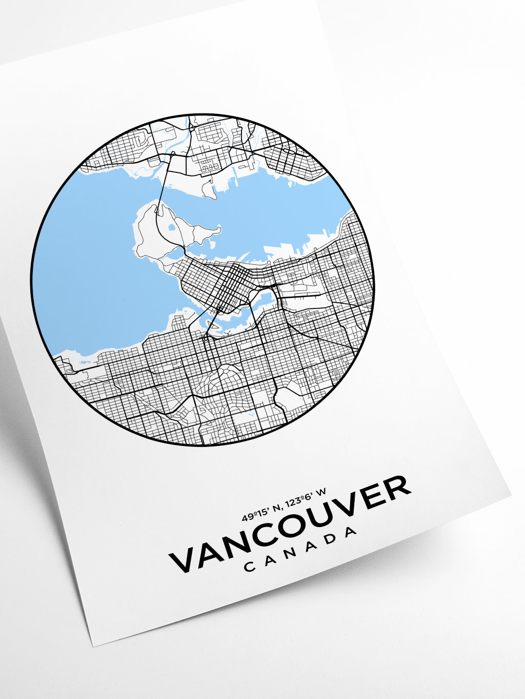 Map of Vancouver