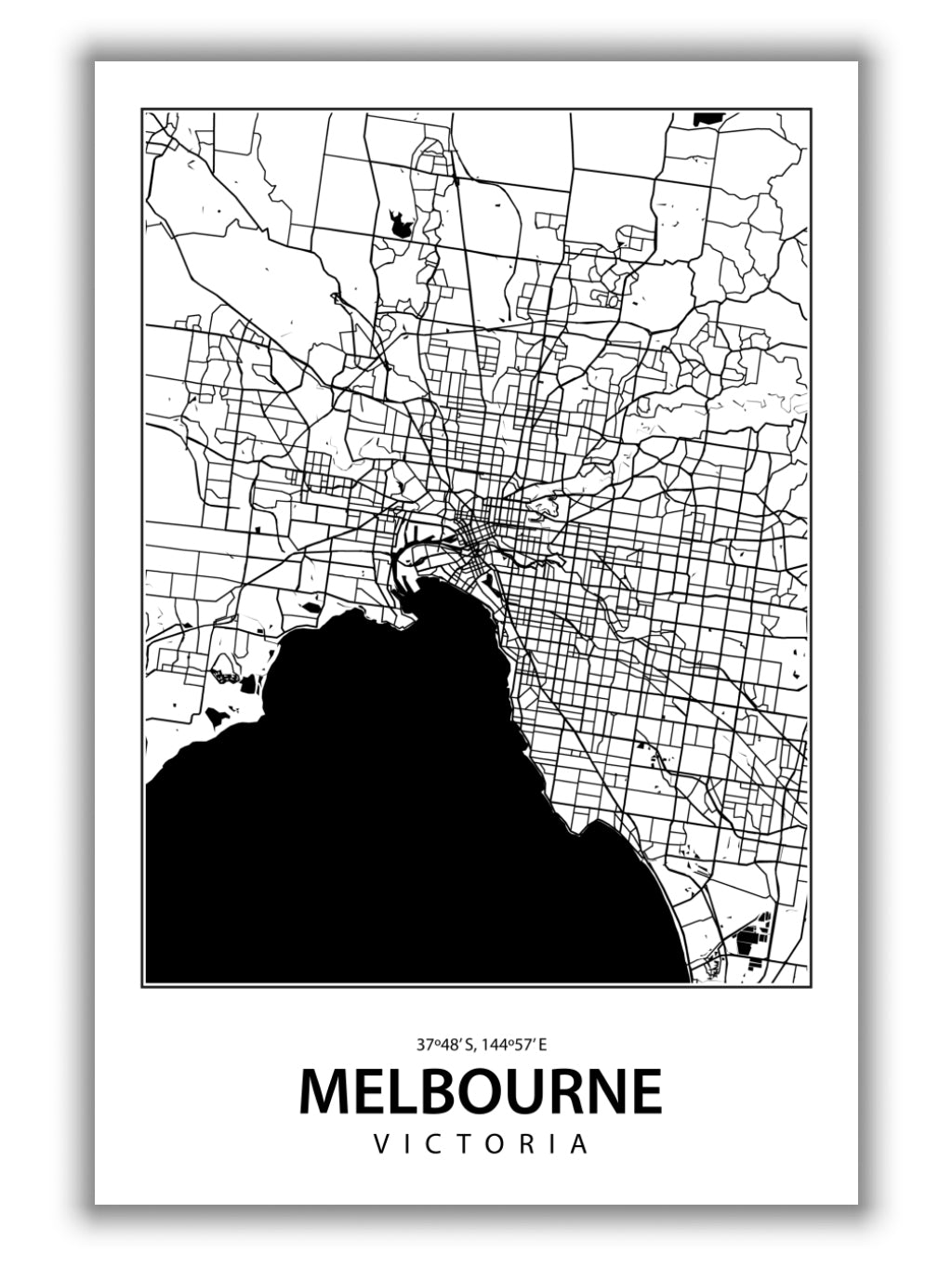 Map of Melbourne