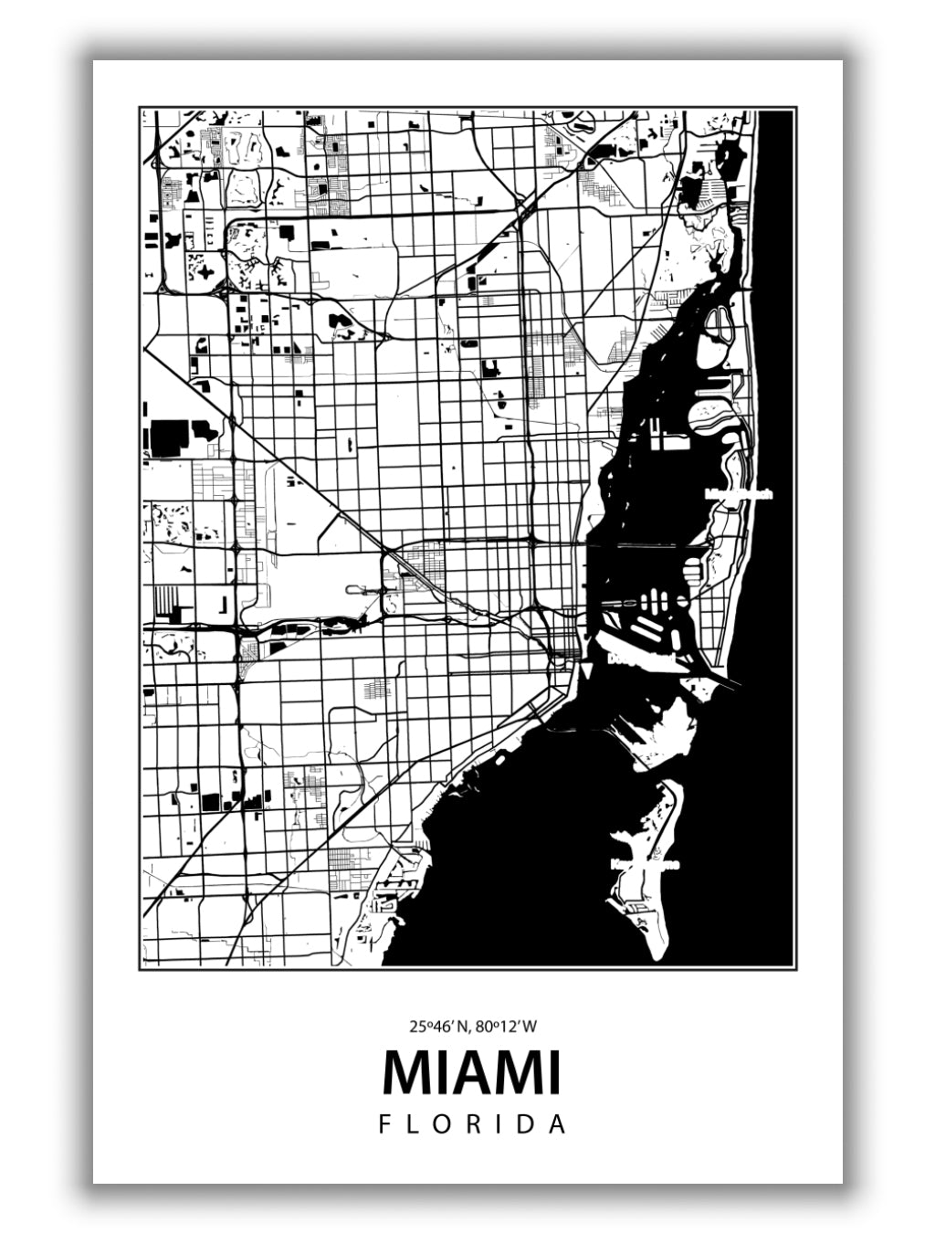 Map of Miami