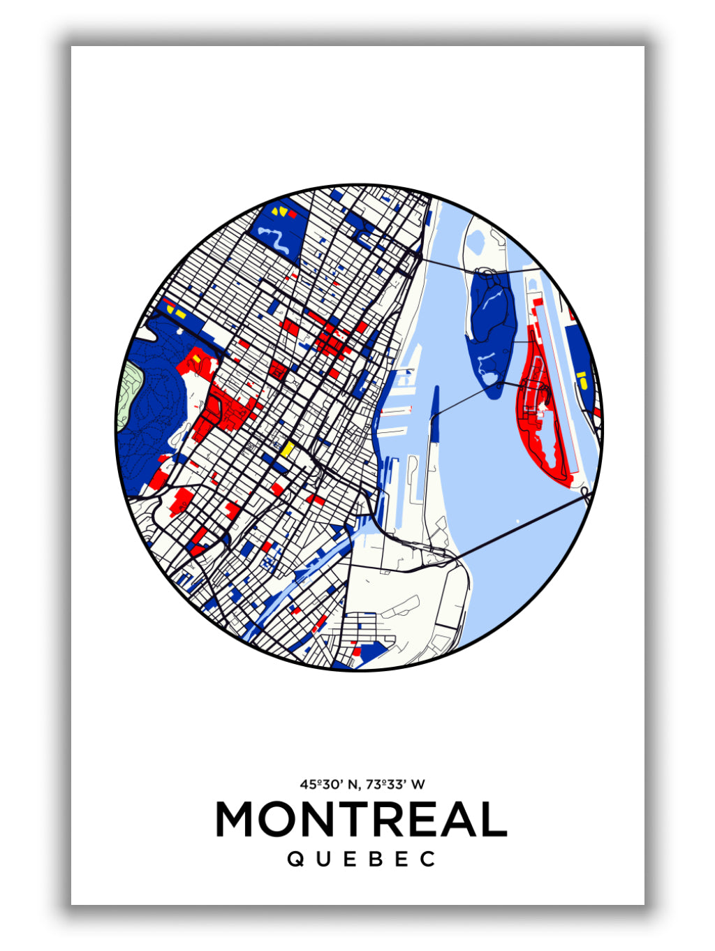 Map of Montreal