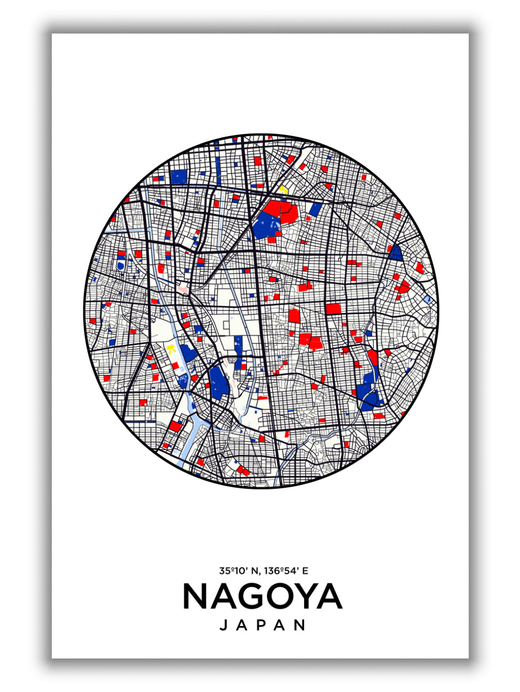 Map of Nagoya Japan