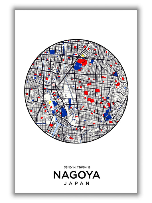 Map of Nagoya Japan