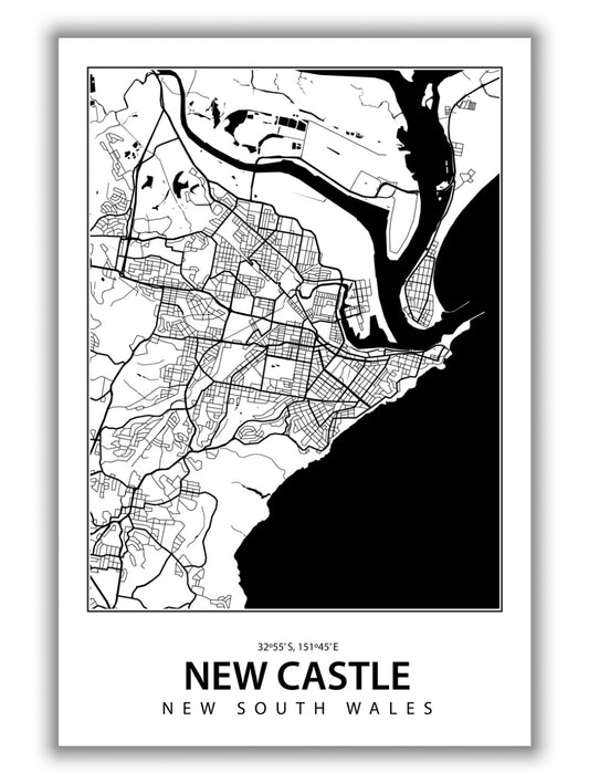 Map of New Castle