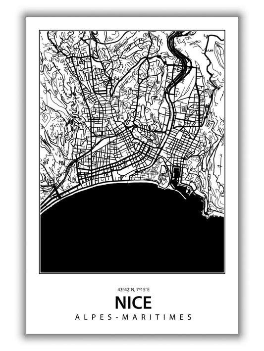 Map of Nice