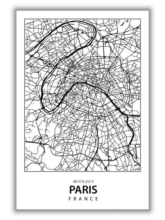 Map of Paris