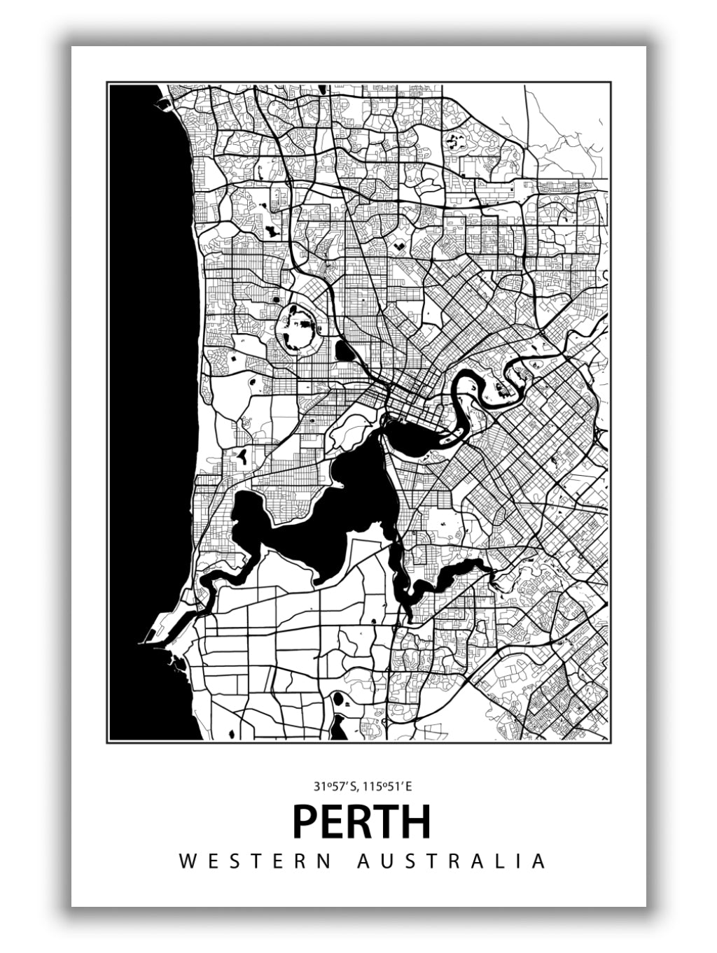 Map of Perth