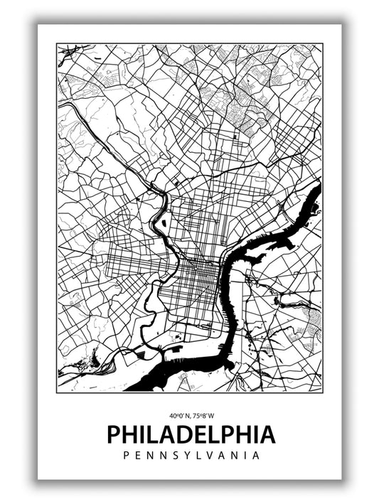 Map of Philidelphia