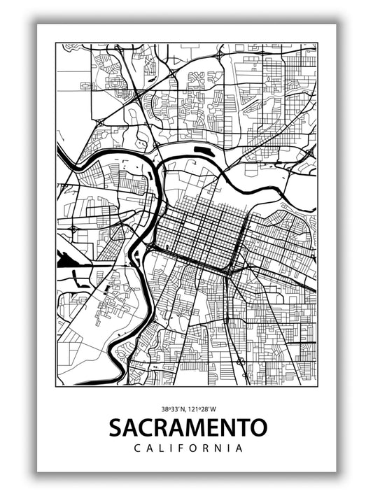 Map of Sacramento