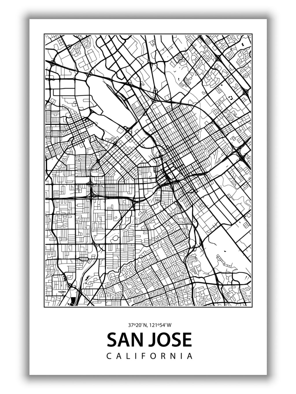 Map of San Jose
