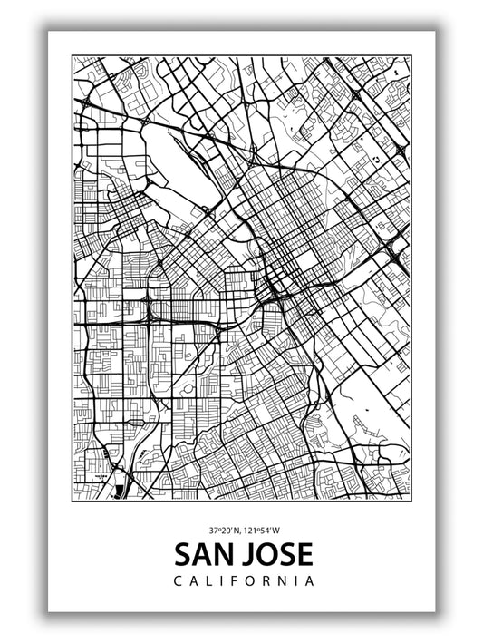 Map of San Jose