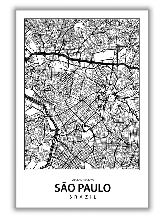 Map of Sao Paulo