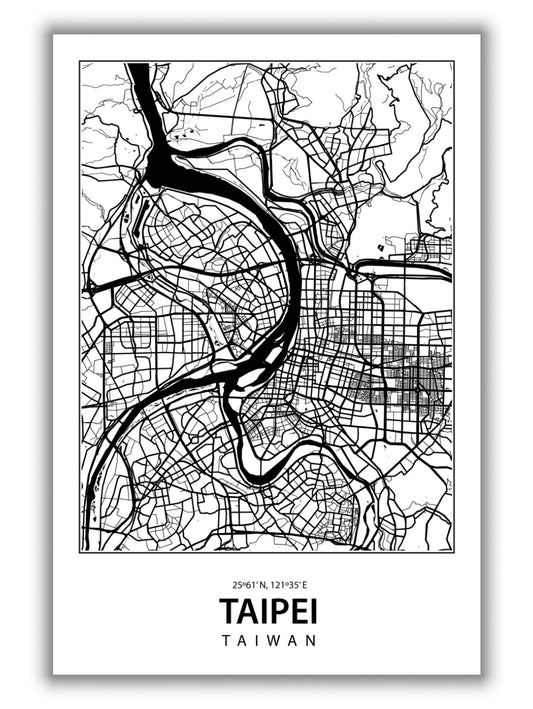 Map of Taipei