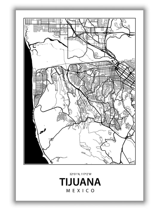 Map of Tijuana